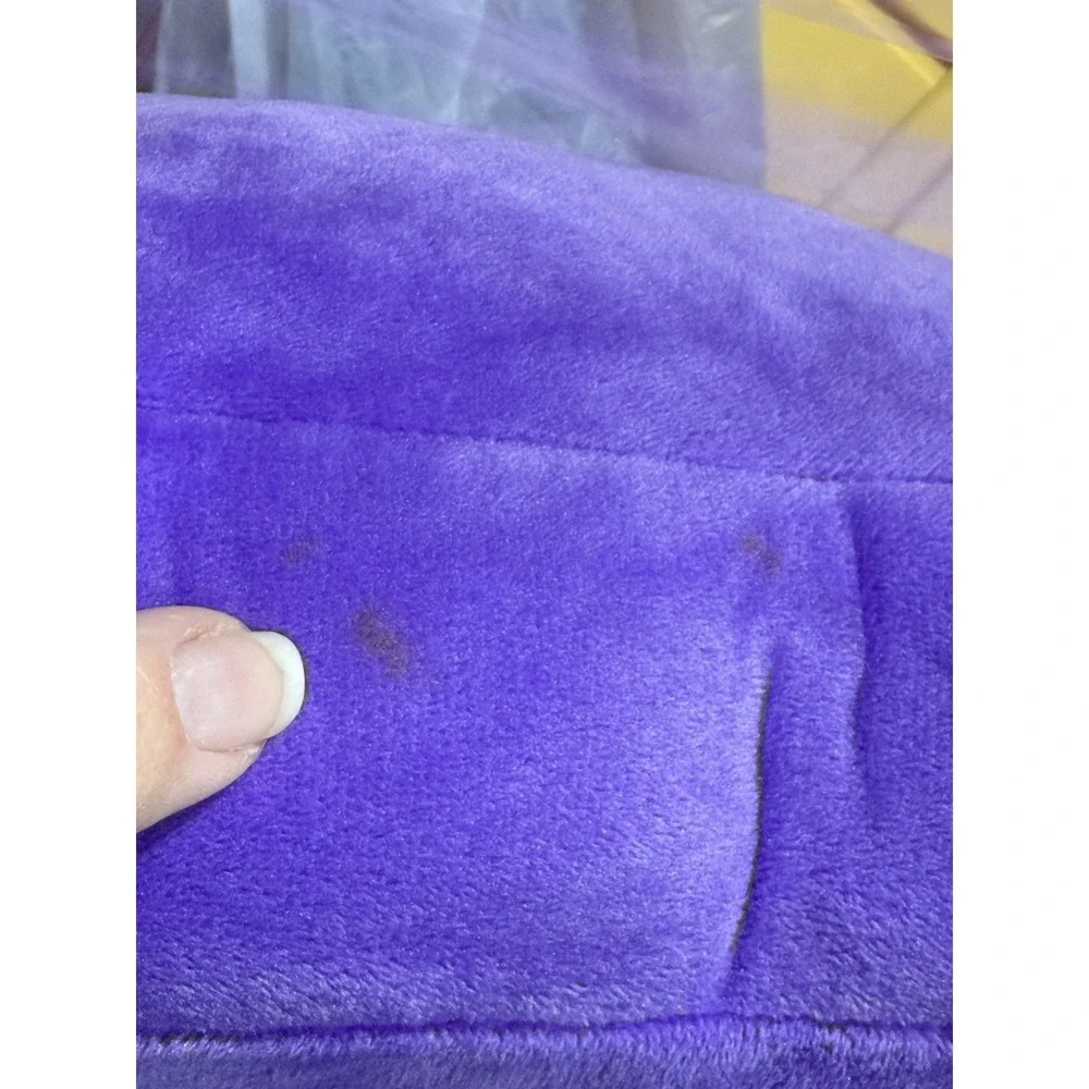 Official Twitch Glitch Logo Plush Pillow Purple Gamer Streaming Room Decor 2023